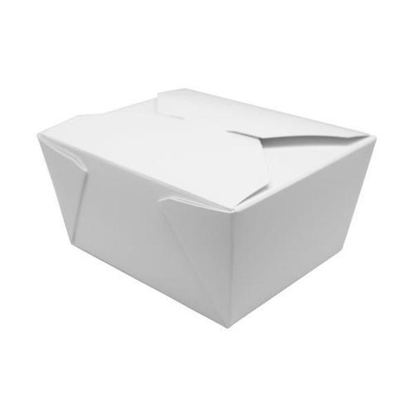 Karat 30 oz White Fold-To-Go Boxes, PK450 FP-FTG30W